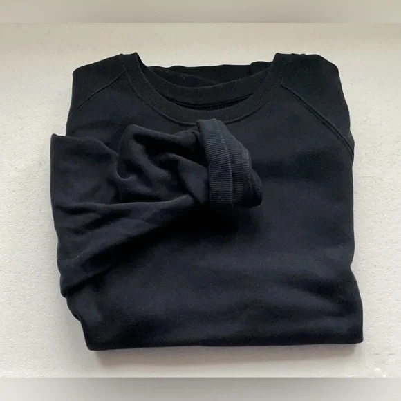 💥💥 RICHER POORER FRENCH TERRY NAVY RAGLAN SLEEVE SWEATSHIRT SIZE LARGE - Picture 6 of 6